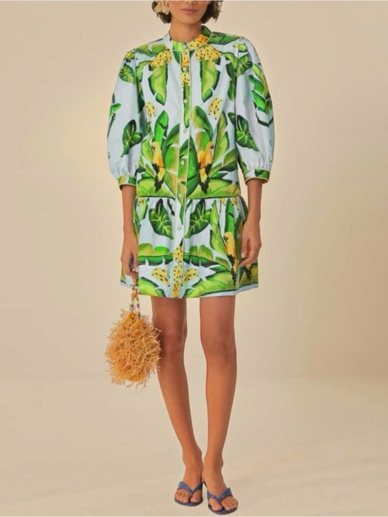 FARM Rio Dresses & Skirts - NWT FARM Rio Summer Foliage Dress Size M